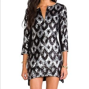 Sequin “Drive Drop Dress” by April, May